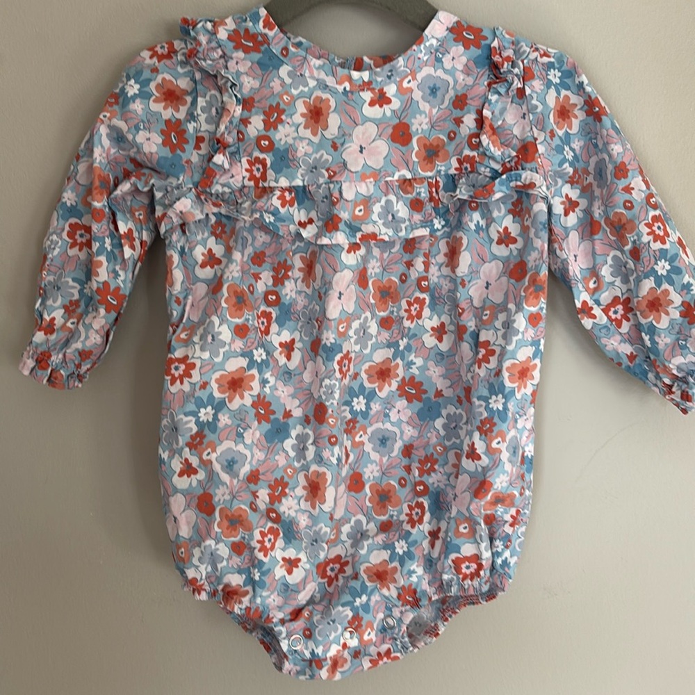 Stitchy Fish bubble romper